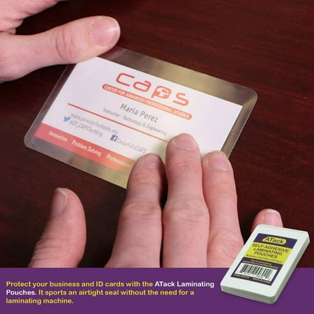 laminating business self pouches mil pouch hard pack cards card atack sealing
