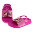 thumbnail image 2 of Disney Minnie Mouse Girls Toddler Flip Flops with back strap - Pink, 5-6, 2 of 8