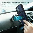 thumbnail image 6 of Case for Oneplus Nord N200 5G 2021, Allytech Heavy Duty Shockproof Anti-Drop Defender Magnetic Stand Car Mount Holder Rotating Ring Kickstand Holder Camera Lens Slide Protective Case, Blue, 6 of 7