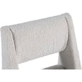 thumbnail image 6 of Meridian Furniture Jayce Cream Boucle Fabric Dining Chair, 6 of 6