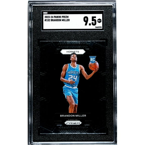 2023-24 Panini Prizm Brandon Miller #152 RC SGC 9.5