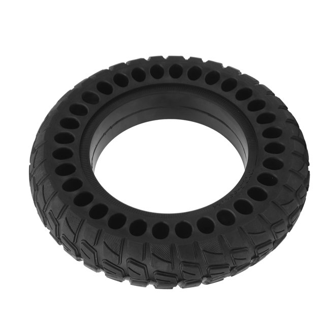 Pneu Solide pour Trottinette Électrique, Design en Nid d'Abeille Résistant aux Chocs Pneu 10 Pouces Résistant à l'Usure pour Remplacement