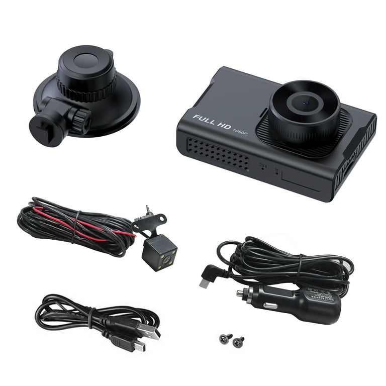 Auto Drive 4K 1080p Dash Cam with Snap and Save Button and