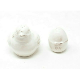 Ceramic Egg and Toast Salt and Pepper Shakers in Gift Box : : Home