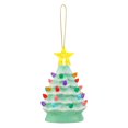 thumbnail image 1 of Mr. Christmas 5" Nostalgic Ceramic Lit Tree Ornament, Seafoam Green, 1 of 3