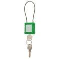 thumbnail image 4 of Cerradura de Cable de Bloqueo y Etiquetado, Candado de Seguridad de Acero Con Grillete de 85 mm de acero para inoxidable para mantenimiento de equipos, con 2 llaves de cobre, 4 of 7