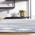 thumbnail image 6 of SAFAVIEH Blair Caiden Geometric Machine Washable Area Rug, 8' x 10', Blue/Ivory, 6 of 13