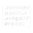 thumbnail image 2 of MakerAid® 1" Cursive Alphabet Easy Trace Reusable Patternn, 2 of 3