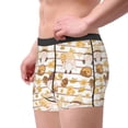 thumbnail image 2 of Sikiie Cute Bee Gnome2 Print Men's Boxer Briefs, Elastic Waistband Boxer Briefs Leggings-Small, 2 of 5