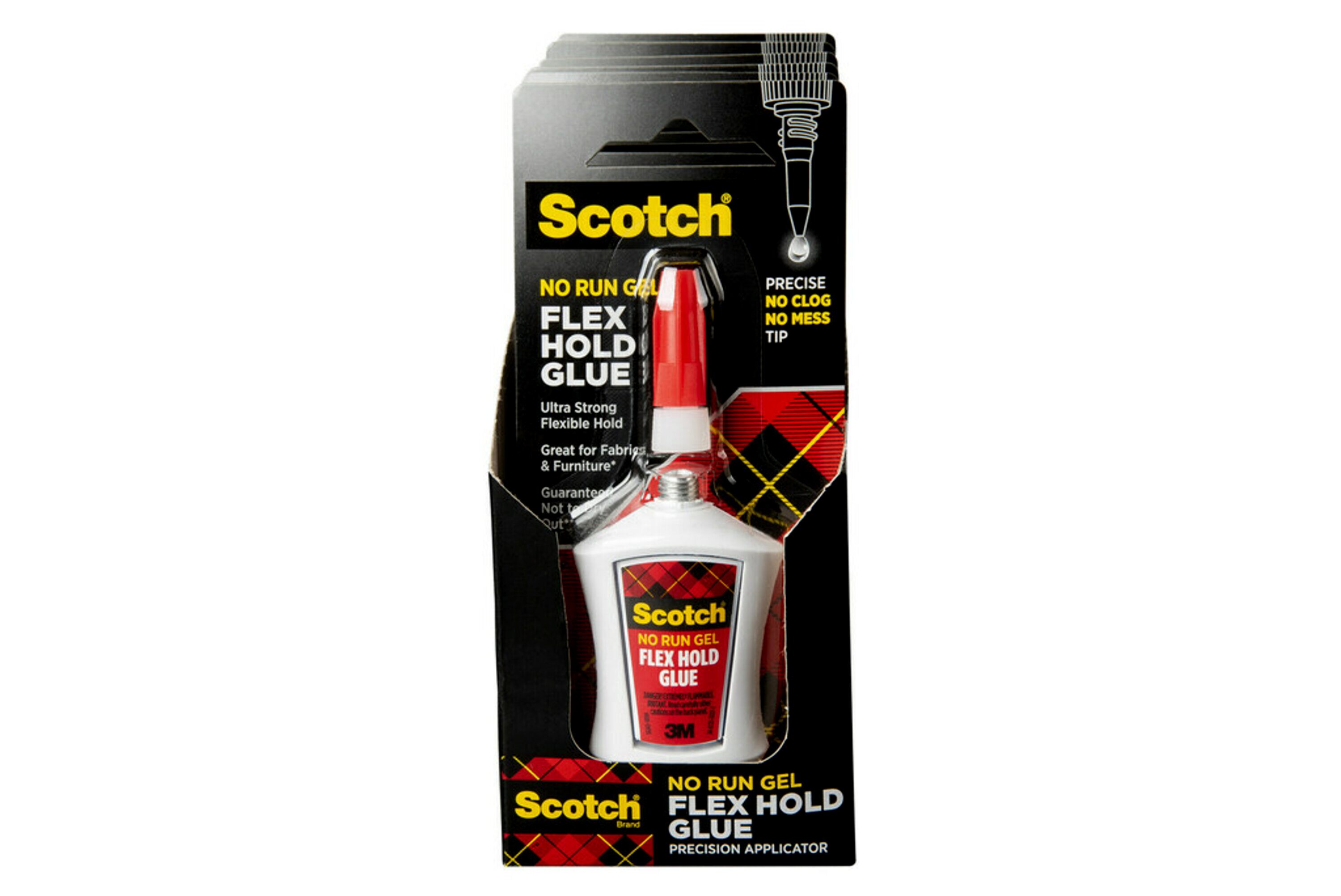 Scotch Flex Hold Adhesive Glue, 0.14 oz., 1 Total