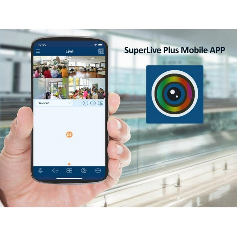 SuperLive Plus 8MP 4K 16CH Hybrid DVR Supports up to 8MP HD-TVI