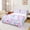 Floral 03, variant on Erosebridal Kawaii Strawberry Full Size Sheets for Girls, Pink Cherry Blossoms Bed Sheets, 1 Flat Sheet 1 Fitted Sheet and 2 Pillowcases, 4 Pieces