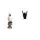 thumbnail image 1 of Figura de escritorio,Figura de loro para escritorio,oficina,decoración del hogar,Estatua de pájaro de resina,regalo de cumpleaños para inauguración de la casa,Estatua del gesto de la, 1 of 8