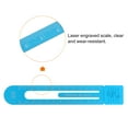 thumbnail image 4 of Straight Ruler 12cm Metric Bookmark Clip Design Ruler Blue & Red, 4 of 6