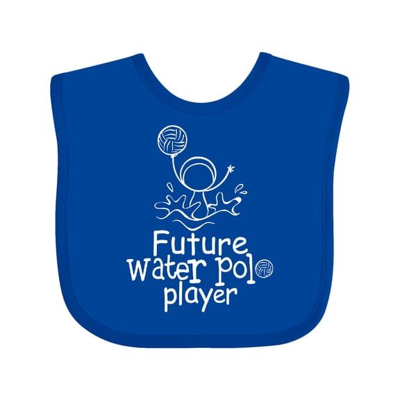 Inktastic Future Water Polo Player Boys or Girls Baby Bib