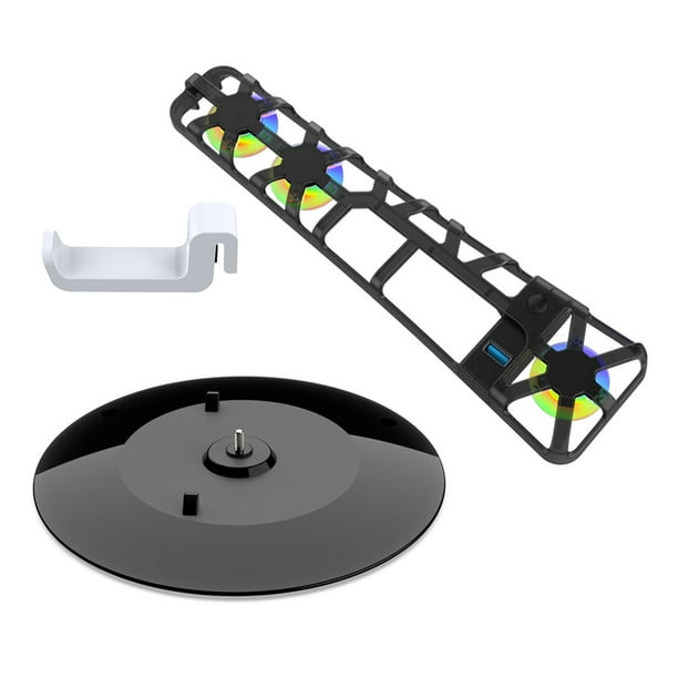 WDOplteas 3 Unids/set Ventilador Refrigeración para Consola PS5 Slim Con Soporte Vertical para
