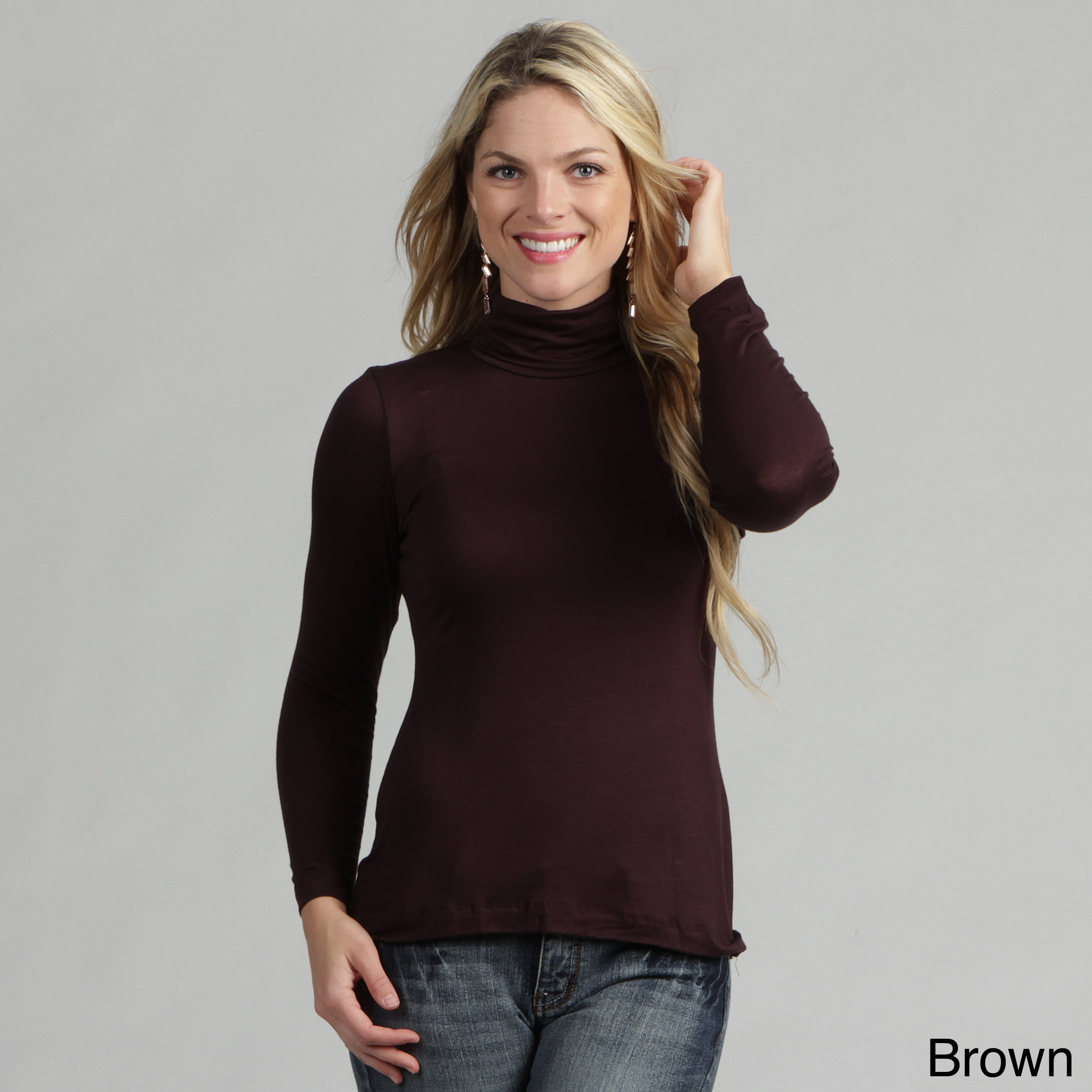 24/7 Comfort Apparel Women's Turtleneck Sweater