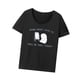 thumbnail image 2 of Camiseta con estampado de letras para mujer, camiseta con cuello redondo, camiseta informal de manga corta para primavera, camisetas para mujer para p L, 2 of 8