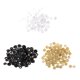 thumbnail image 1 of 150 Piezas de Plástico con Bisagras Tapas Tornillos Tapas Arandelas Tops para Tornillos de Diámetro de Vástago de 3 Mm-5 Mm Negro, 1 of 9