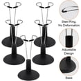 thumbnail image 2 of 5pcs Doll Stand Display Holder, Display Rack  Stand Action Figure, Doll Bracket Support Portable for Decoration Store Market Home 15cm Doll (Black), 2 of 7
