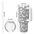 thumbnail image 4 of Bingfone Snake for 40 Oz Stainless Steel Travel Mug Double Wall Water Coffee Cup for Home,Office, Outdoor Works Great for Ice Drinks and Hot Beverage, 4 of 8