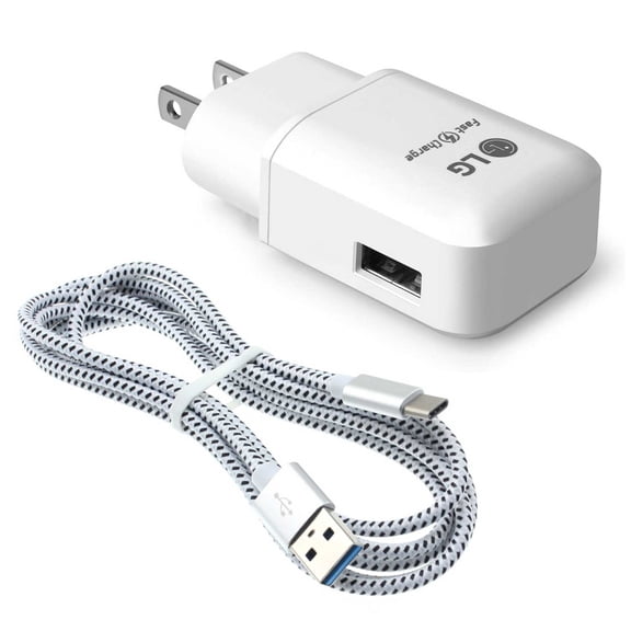 18W Fast Home Charger for Samsung Galaxy Tab S9 11"/Tab S9 Plus 12.4" - 6ft USB-C Cable Power Adapter QC3.0 TYPE-C Cord Travel Wall AC Plug