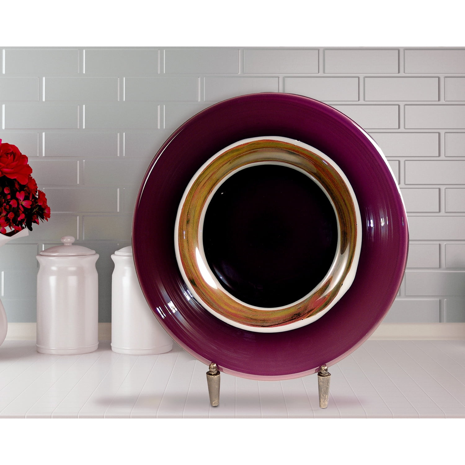 Dale Tiffany Melrose Charger with Stand