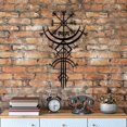 thumbnail image 6 of HELLOYOUNG 16.1 Inch Metal Wall Decor – Large Unique Viking Rune Hanging Norse Myth Art Ideal Home Decor Gift for Mythology Enthusiasts Inspiration To Your Personal Space, 6 of 13