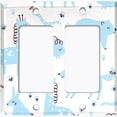 thumbnail image 6 of Metal Light Switch Plate Cover Cute Nature Wild Animals Blue ZOO002, 6 of 13