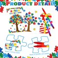 thumbnail image 3 of Juego de libros para colorear Autism Awareness con crayones, 24 piezas, Party, 3 of 7