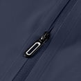 thumbnail image 3 of VSSSJ T-Shirts for Men Quarter Zipper Short Sleeve Stand Collar Workout Shirt Loose Gym Fitness Athletic Lightweight Cycling Shirts Navy 6XL, 3 of 8