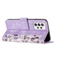 thumbnail image 3 of Compatible with Samsung Galaxy A23 5G/ 4G Vintage Flower Wallet Case Magnetic Closure Cover with Card Slots, 3 of 5