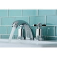 thumbnail image 4 of Kingston Brass KS2951ZX Millennium Mini-Widespread Bathroom Faucet, Polished Chrome, 4 of 5