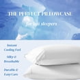 thumbnail image 4 of Fundas de almohada Beckham Hotel tamaño king, efecto refrescante, set de 2, blancas, 4 of 9