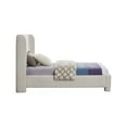 thumbnail image 6 of Meridian Furniture Penny Cream Boucle Fabric Twin Bed, 6 of 7