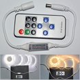 thumbnail image 3 of ZheElen 5-24V Mini LED Strip 11 Buttons Controller Dimmer Plastic RF Single Color Wireless Remote Controller, 3 of 7