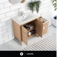 thumbnail image 6 of Fine Fixtures Leafside 30 Inch Bathroom Vanity with Sink in Sand Oak, 6 of 8