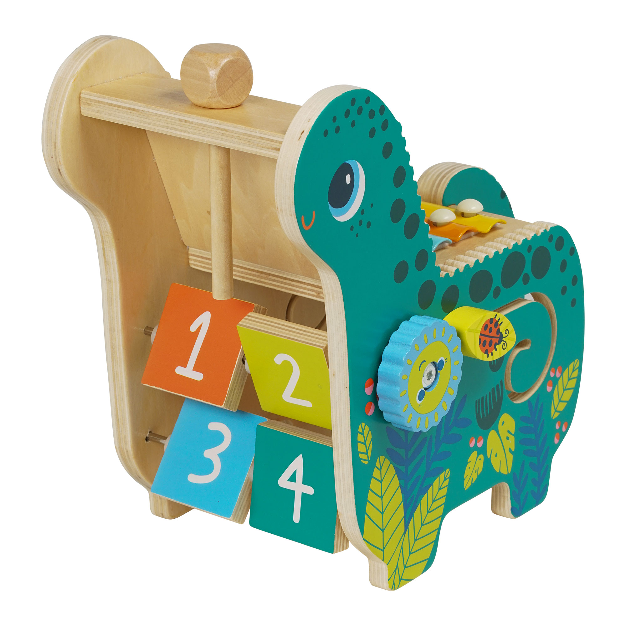Manhattan Toy Musical Diego Dino Wooden Instrument Toy photo 4