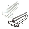 thumbnail image 3 of Moyic Estante para copas de vino, soporte para debajo del armario, almacenamiento de vasos de hierro, estante colgante, suministros organizadores para Barra de herramientas Blanco Moyic HA072563-01, 3 of 6
