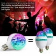 thumbnail image 4 of FNNMNNR Disco Ball Light Strobe Lights for Parties 6W E27 RGB Multicolor Party Disco Lights DJ Stage Light Bulb Decor for Club, 4 of 8