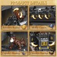 thumbnail image 3 of Sspatios Kits De Modelos De Bloques De Construcción De Barcos Piratas Advanced Moc Black Pearl Ship Building Set Toy Christmas Birthday Building Set Regalos para Adultos Y Niños De 12 Años 1366 Piezas, 3 of 5