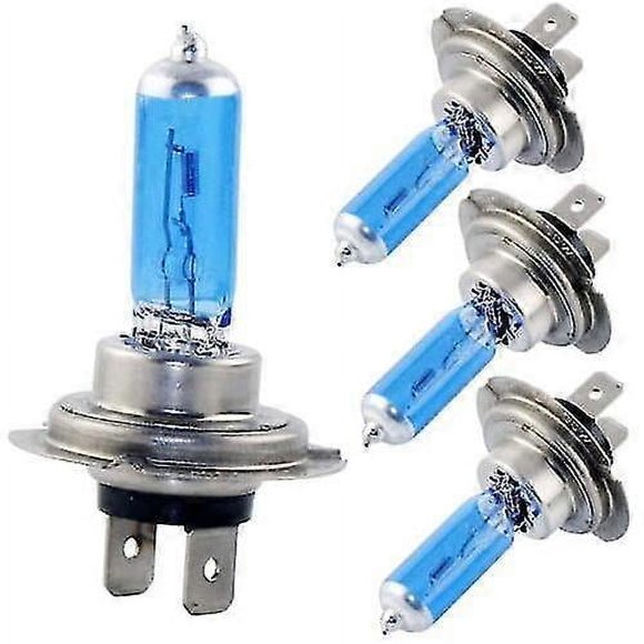 4 bombillas H7 de 100 W, 8500 K, xenón blanco, efecto faros HID, 12 V, para coche, s202412241878