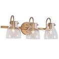 thumbnail image 6 of Charm 21-in 3 Light Matte Gold Modern/contemporary Bathroom Vanity light, 6 of 12