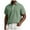 Green, variant on Fnnxeal Mens Summer Polo Shirts, Solid Casual Shirt Button Men’s Short Sleeve Shirt Big and Tall Colleaed Tees Black T-Shirt 2XL