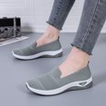 thumbnail image 6 of Joernso Women Slip-On Sneakers Orthopedic Breathable Mesh Slip-ons Lightweight Diabetic Walking Shoes for Running Errands Office Work, 6 of 8