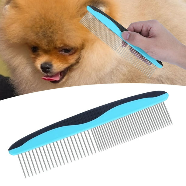 Peine Para Gatos, Peine Para Perros Para Eliminar Enredos Y Nudos Peines Para Perros Para El Cuidado De Metal Compañero De Metal Para Perros Herramienta De Cuidado Con Dientes De