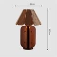 thumbnail image 2 of Lámpara de mesa for sofá de sala de estar, estilo retro, for estudio, dormitorio y mesita de noche., 2 of 5