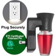 thumbnail image 2 of Earffloz 1 Pack Polarized Fragrance Plug Compatible with Bath and Body Works Refill Replacement of WallFlower Plug in Air Freshener ETL EMC CE Certificated Black 1 Piece, 2 of 7