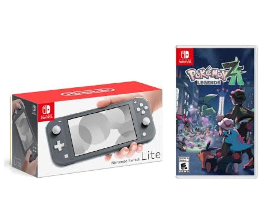 Nintendo Switch Lite Blue with Pokemon Legends: Z-A Bundle (Region