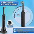 thumbnail image 3 of Dog Tooth Brushing Kit,sonic Electric Toothbrush For Dog,plaque And Tartar Remover,3 Brush Heads (black) G, 3 of 4